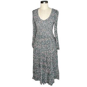 APIECE APART Olivas Dainty Floral Smocked Maxi Dress‎ Women's Size Small
